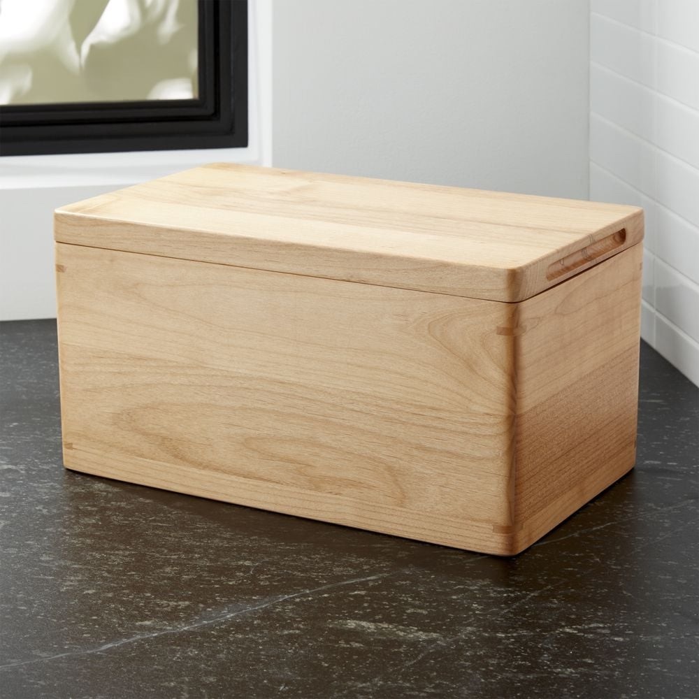 Rare Crate and Barrel Carter McGuyer Bread box